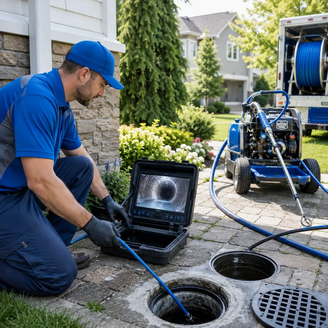 Outdoor drain cleaning professionals serving Crystal City, TX